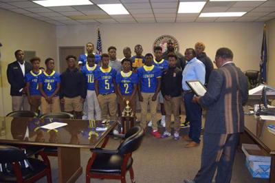 Lowery Middle School Tigers Honored For Back To Back Football