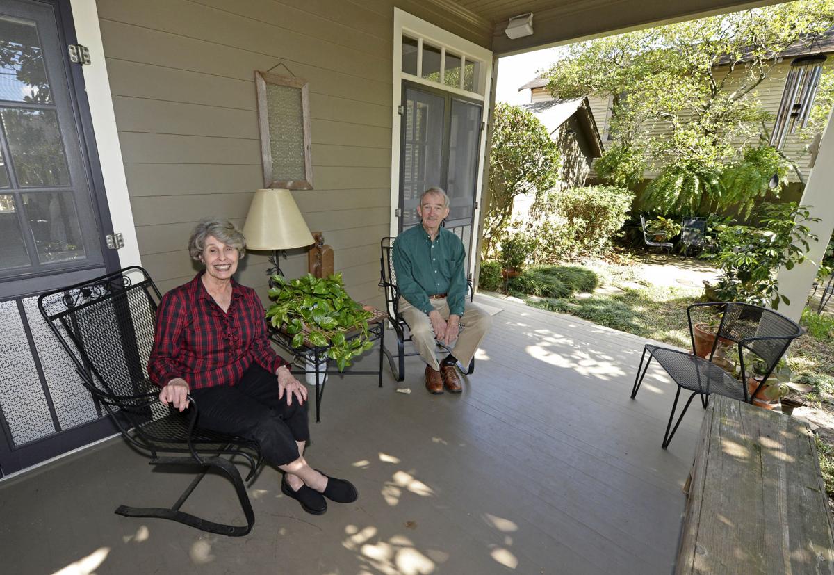 Pat And Harold Price Find Their Sweet Spot A Small Back Porch That Changed Everything Home Garden Theadvocate Com