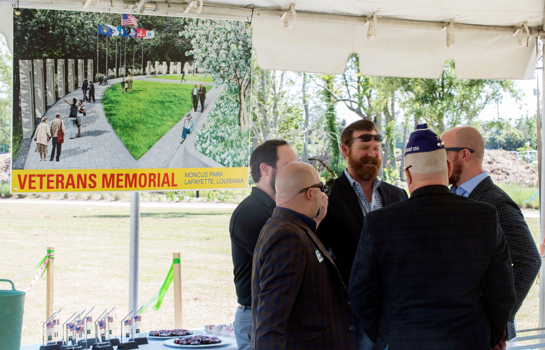 Backers Break Ground On Veterans Memorial At Moncus Park, November ...