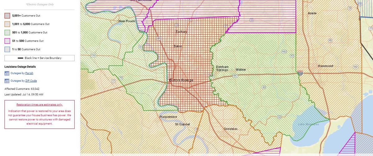 Tropical Storm Barry Causes Thousands Of Power Outages Sunday Weather Traffic Theadvocate Com