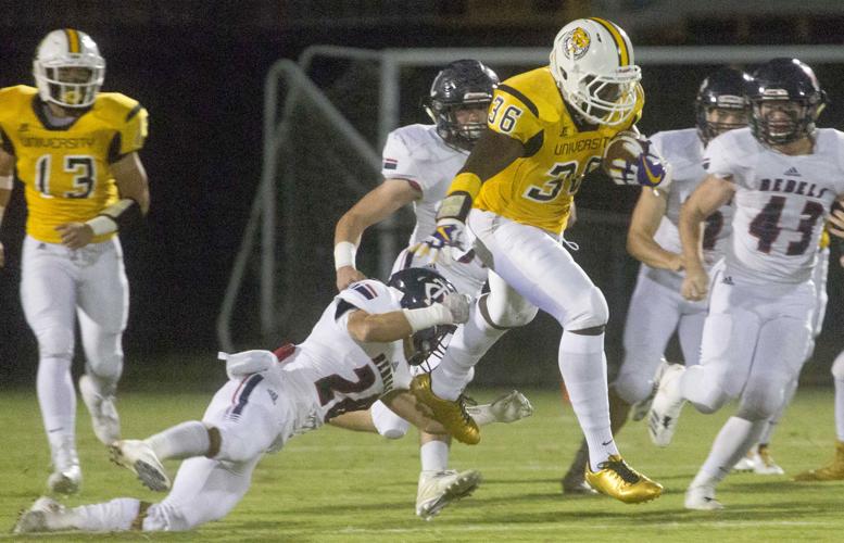 Hollins carries UHigh in 359 victory over Teurlings High Schools