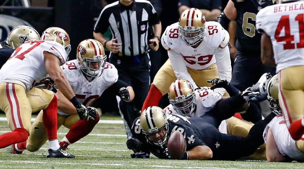 Video: New Orleans Saints quarterback Drew Brees describes what happened on his overtime fumble against 49ers _lowres