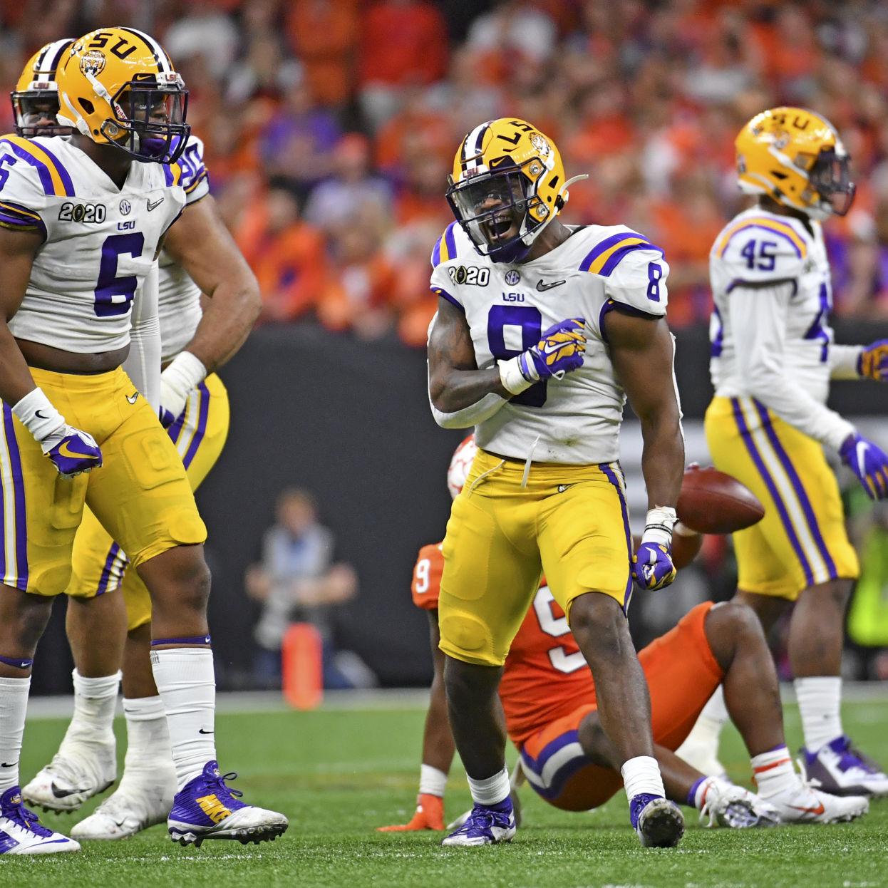 LSU's Patrick Queen can soar up draft boards with an 'off the ...