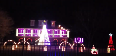 Watch This Baton Rouge Christmas Light Display Plays To The Tune