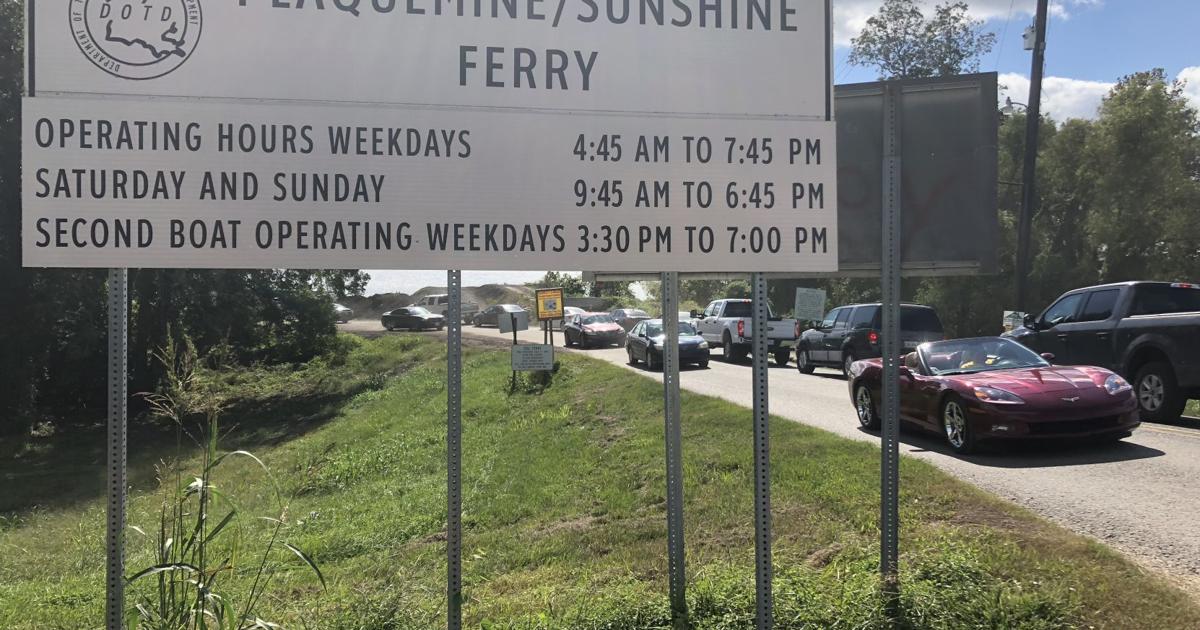Plaquemine Ferry To Resume Normal Hours Saturday Following Sunshine plaquemine-ferry-to-resume-normal-hours-saturday-following-sunshine