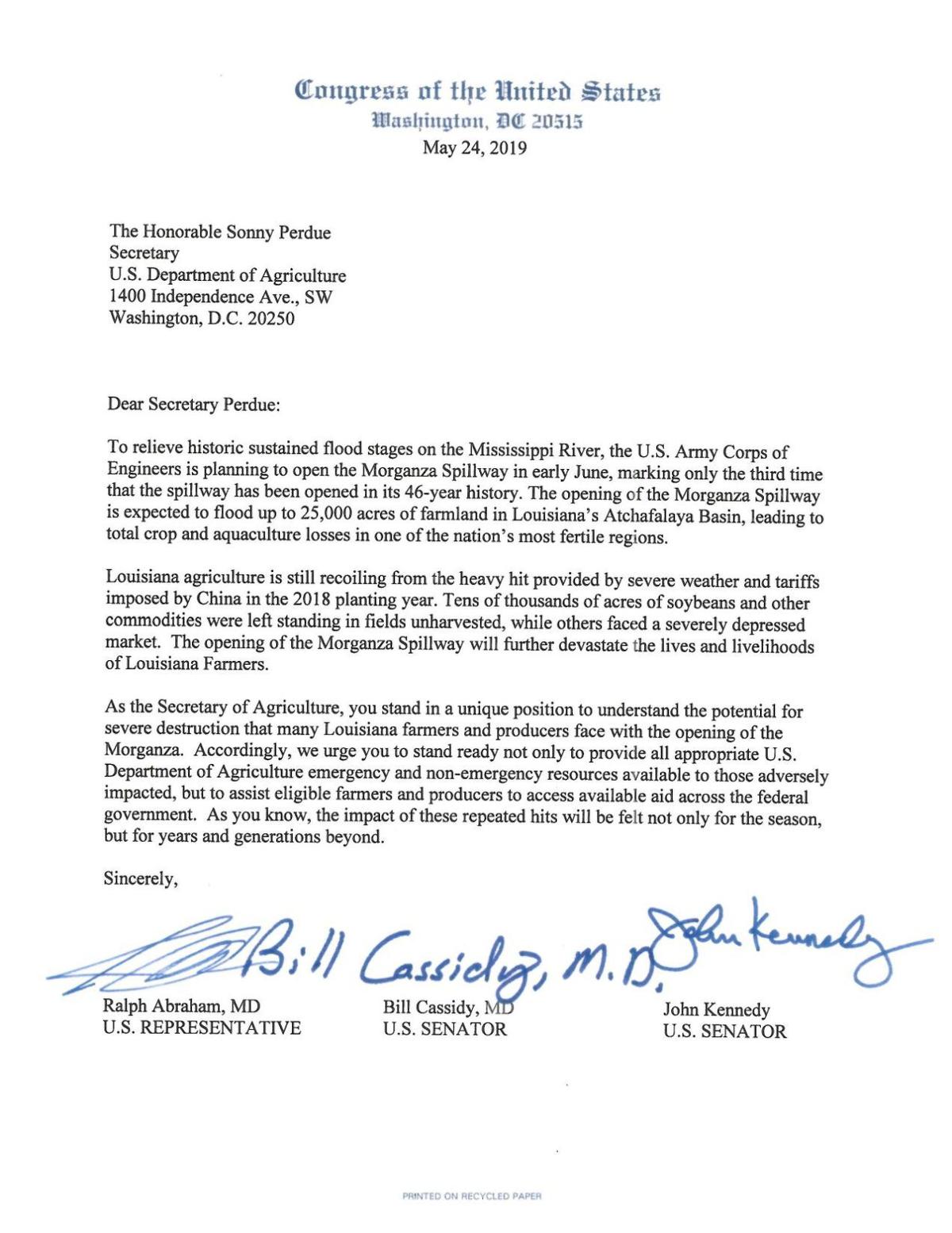 Pdf Read The Letter To Ag Secretary Sonny Perdue Theadvocate Com