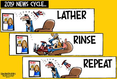 Walt Handelsman: Lather, Rinse, Repeat...