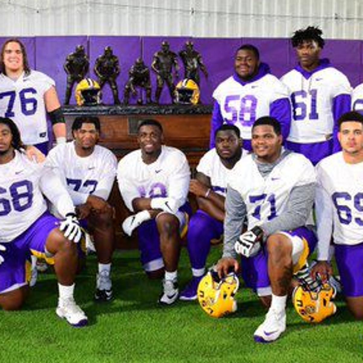 Lsu Football Named Best O Line In College Football The Award