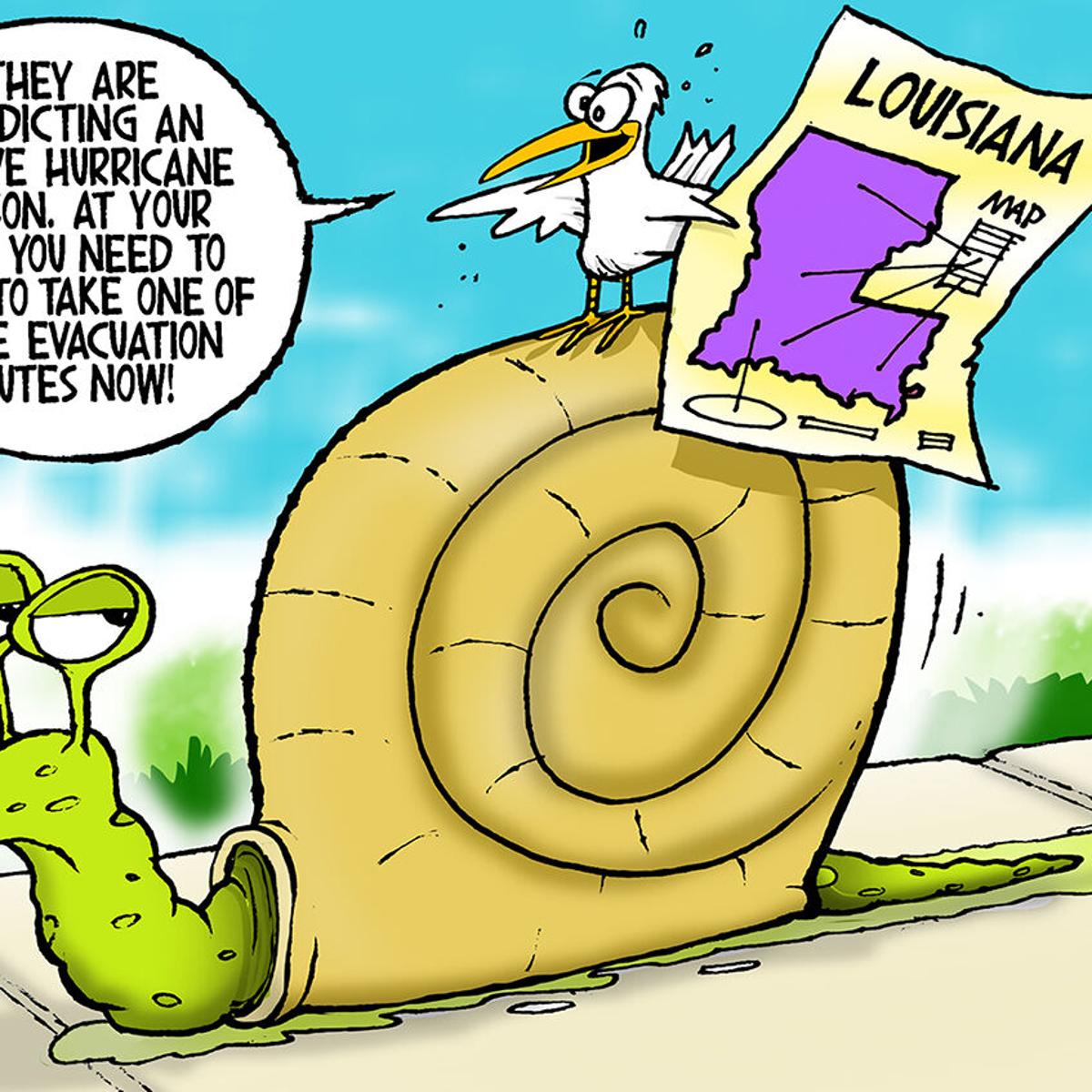 From potholes to traffic Jams... Check out these hilarious punchlines in Walt Handelsman's latest Cartoon Caption Contest! | Opinion | From potholes to traffic Jams... Check out these hilarious punchlines in Walt Handelsman's latest Cartoon Caption Contest! | Opinion |