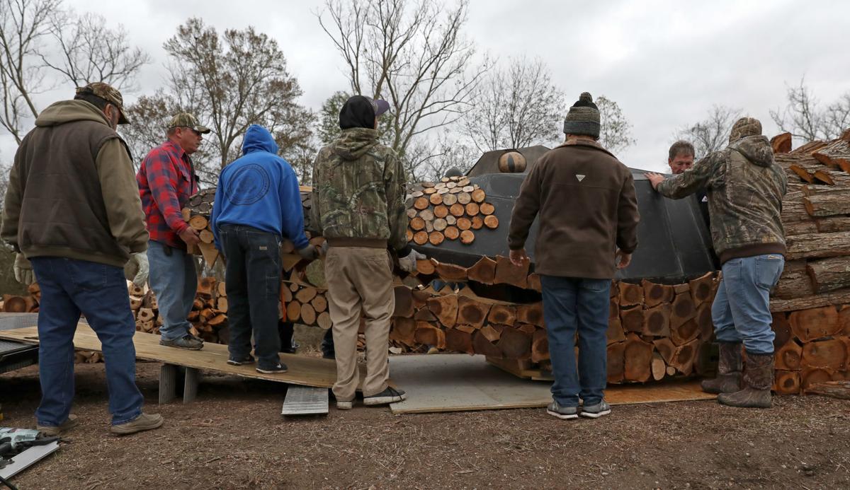 A 72foot gator and towering Santa will light up the skies for a