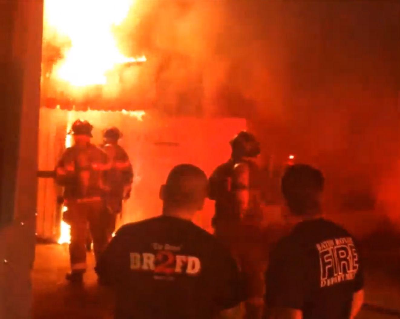 Video Baton Rouge firefighters share heartpounding footage from