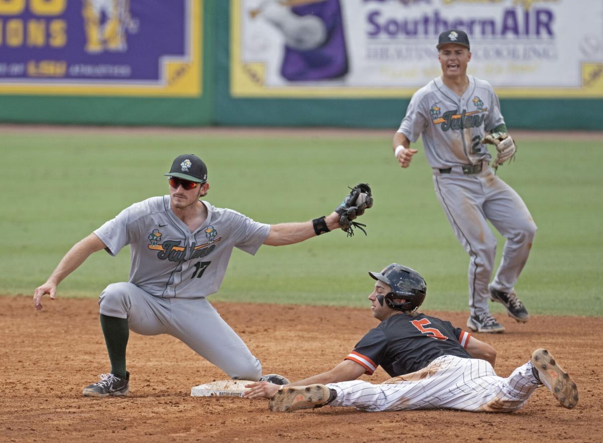 Photos Tulane and Sam Houston battle in an elimination game Saturday