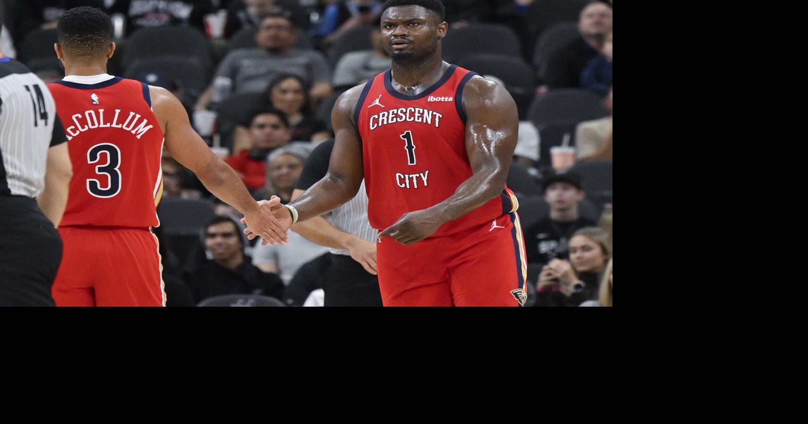 CJ McCollum was asked if Zion Williamson cares about being great. Here's his answer.