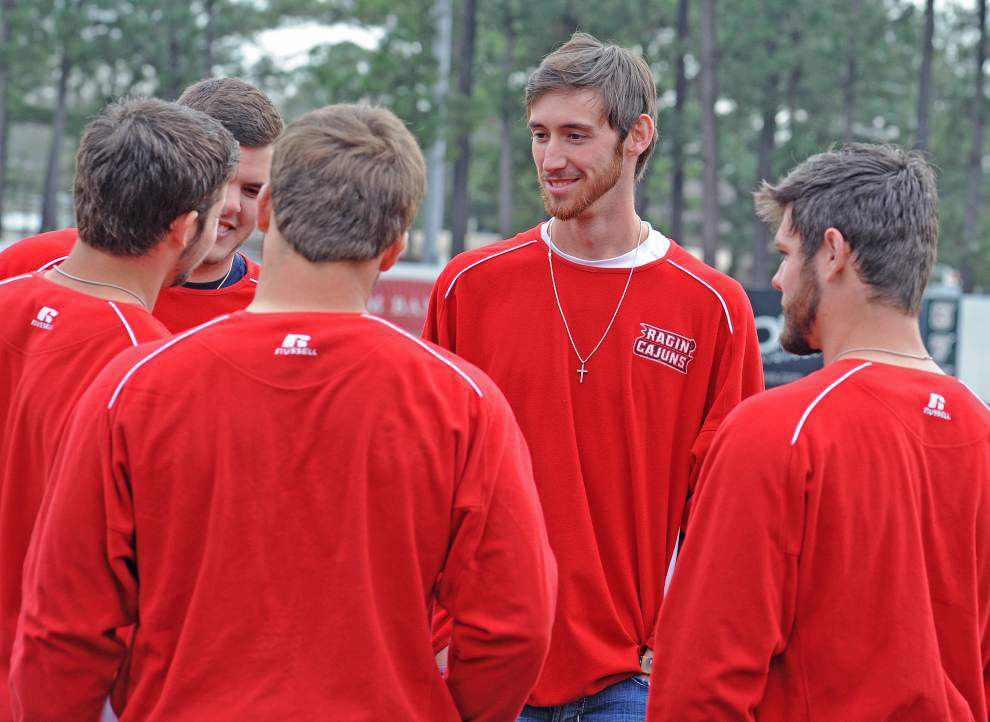 Video: UL Lafayette pitcher Austin Robichaux talks about playing for his dad _lowres