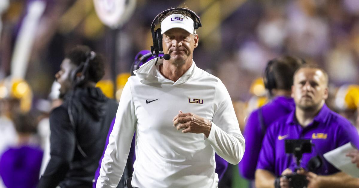 LSU’s Lane Kiffin makes appearance on ESPN’s GameDay to loud boos ...