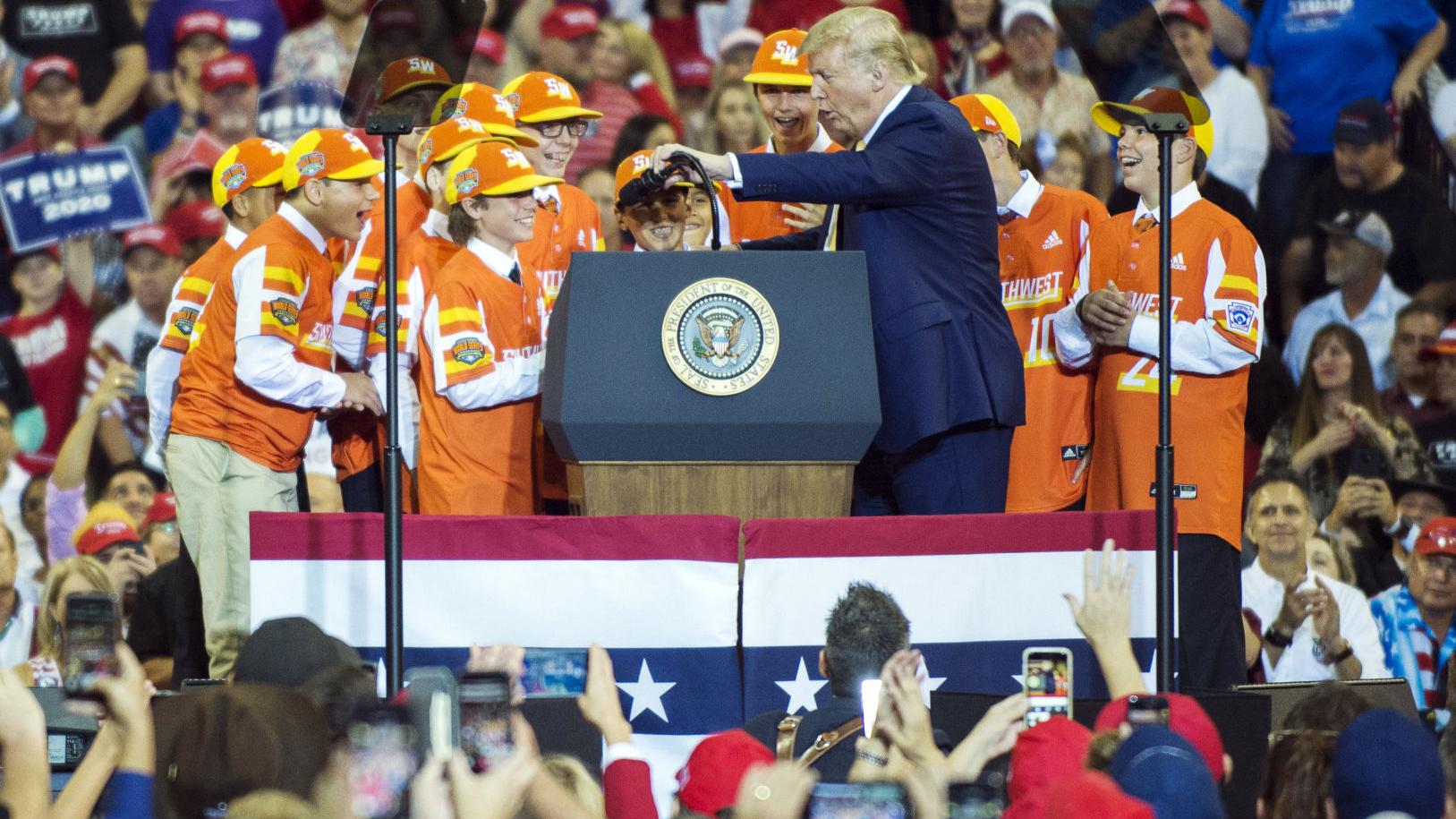Photos: President Trump holds rally in Lake Charles