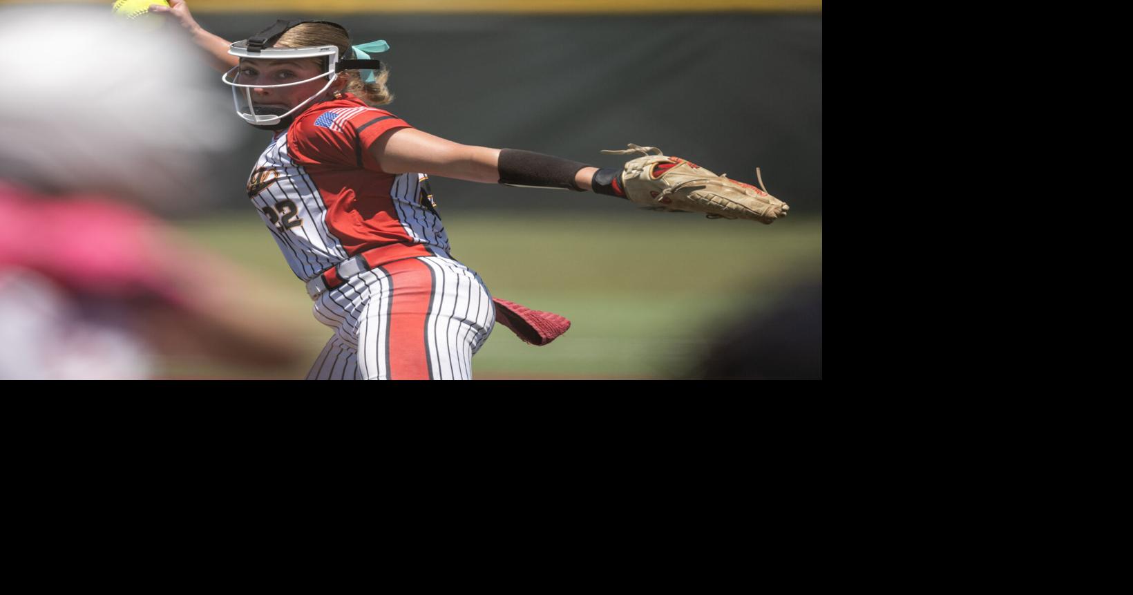 A pitcher in the Brusly-North DeSoto game tosses a no-hitter in state championship