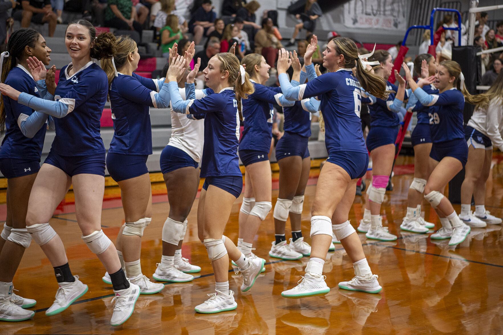 Westminster volleyball survives big test from Catholic High Schools