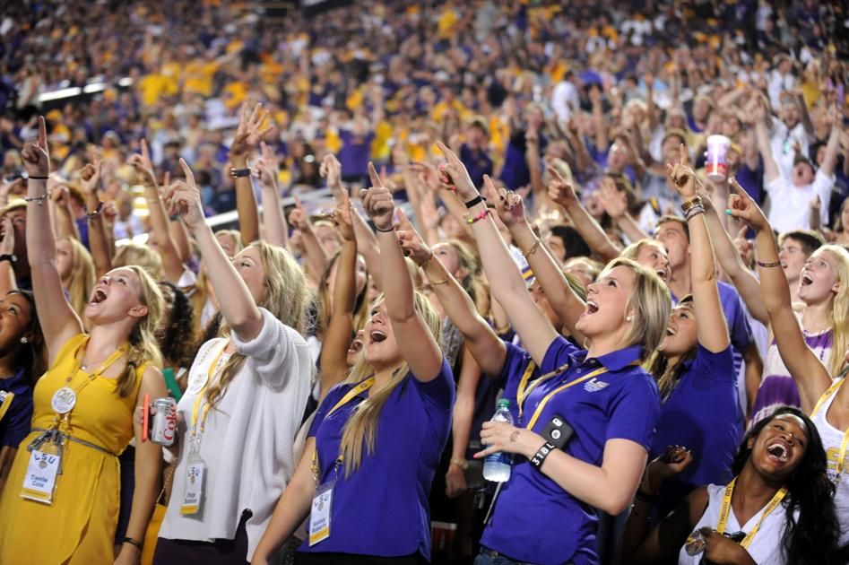 Joe Alleva s LSU Vision Stadium Packed With Fans Watching great Things From Coach O s Tigers 