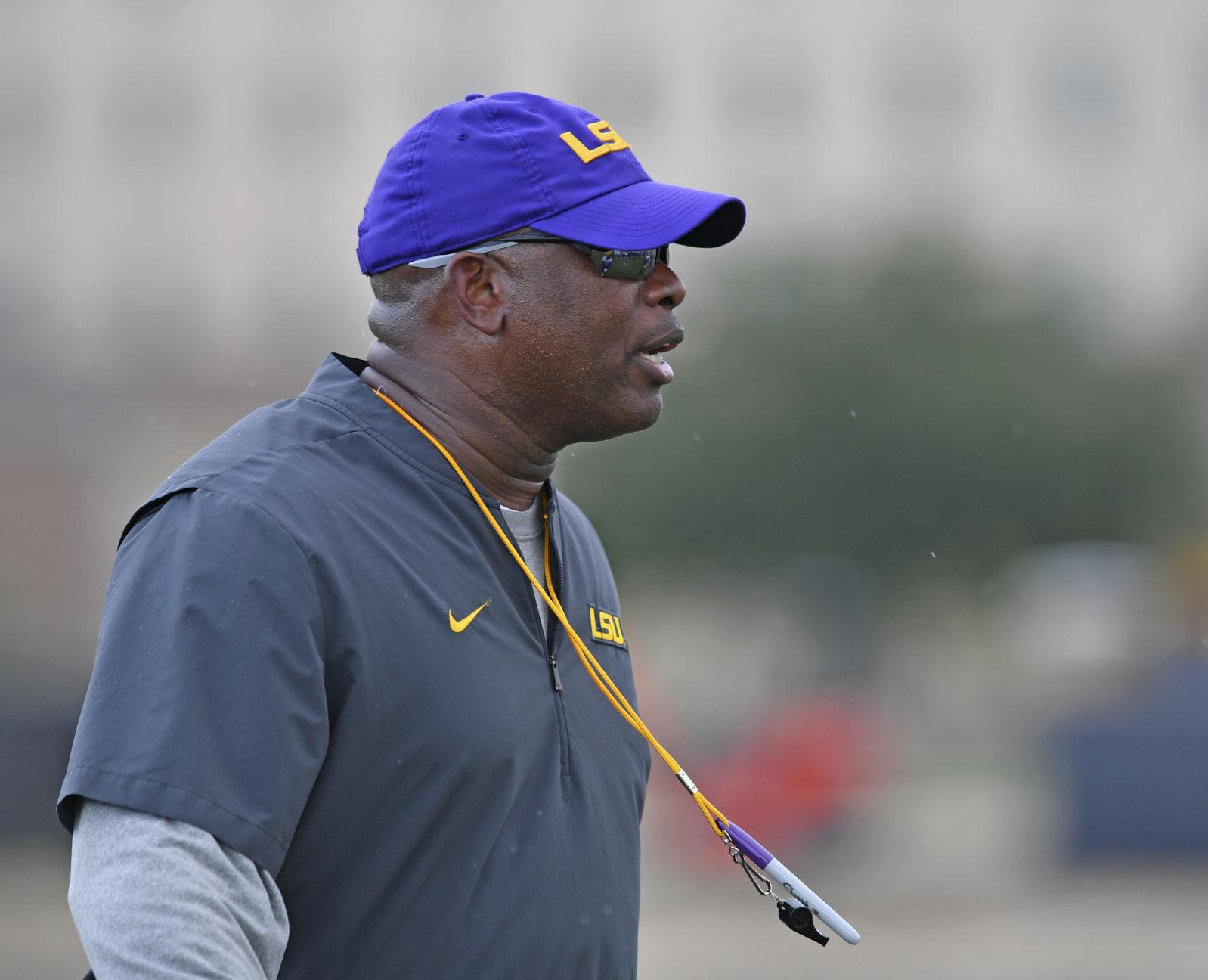 LSU wide receivers coach Mickey Joseph up for raise, contract extension