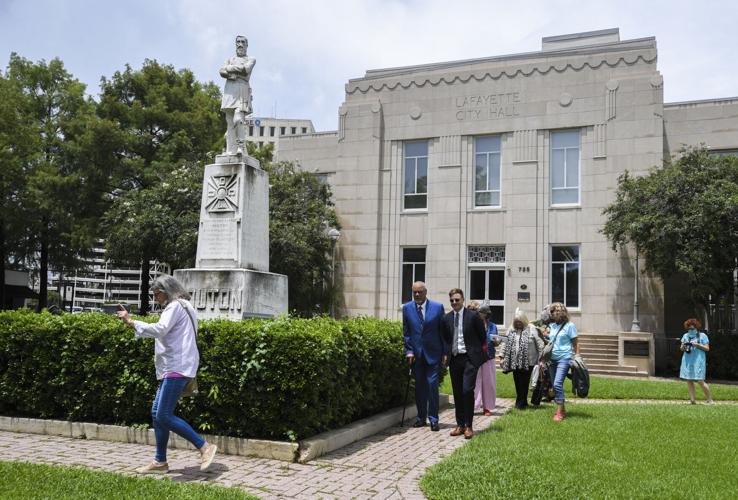 'The Confederacy has surrendered' Mouton statue will be removed from