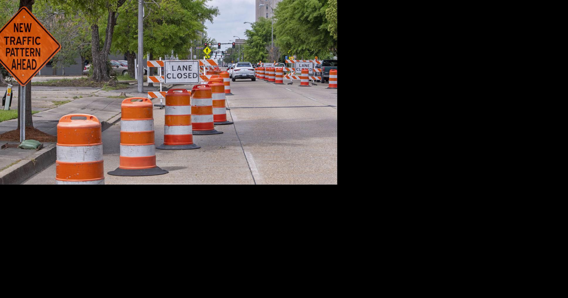 Busy East Baton Rouge connector road going down to one lane until early May, in road rehab project