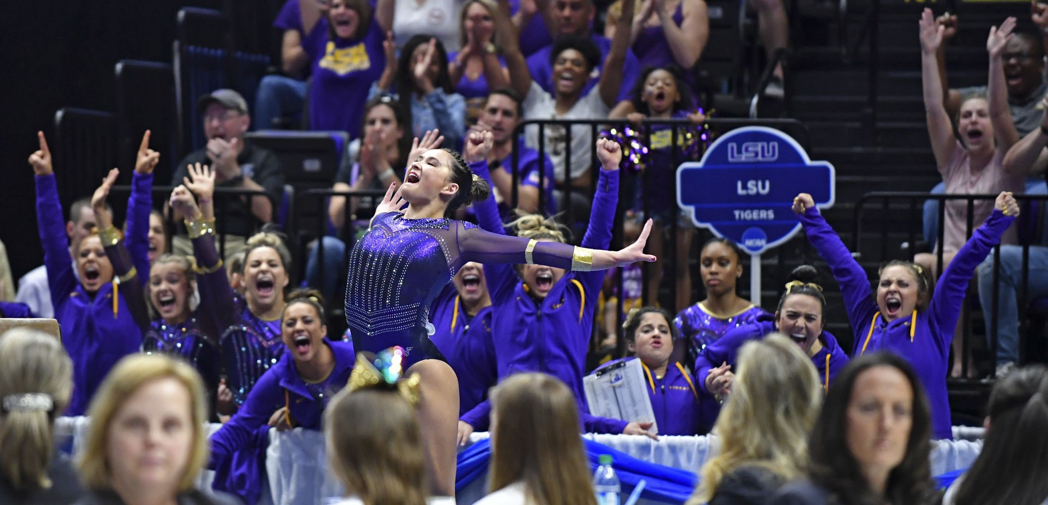 LSU Gymnastics Team Perseveres To Claim Regional Title, Punches Ticket ...