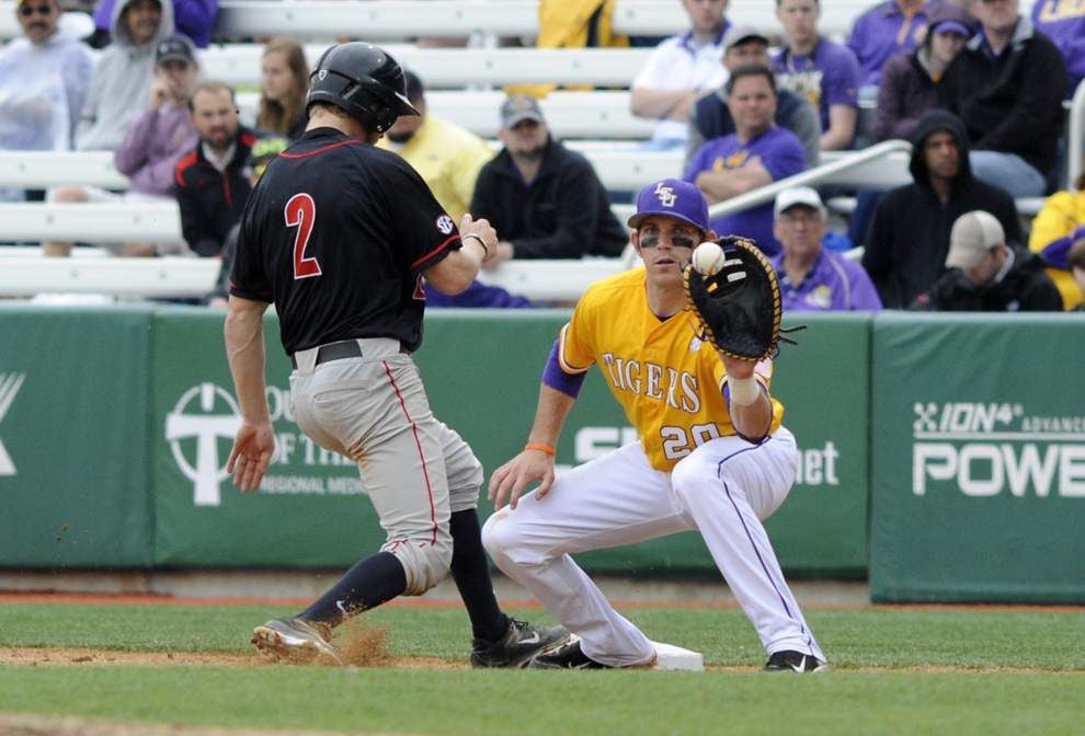 LSU baseball postgame: Tigers and Georgia play to 2-2 tie _lowres