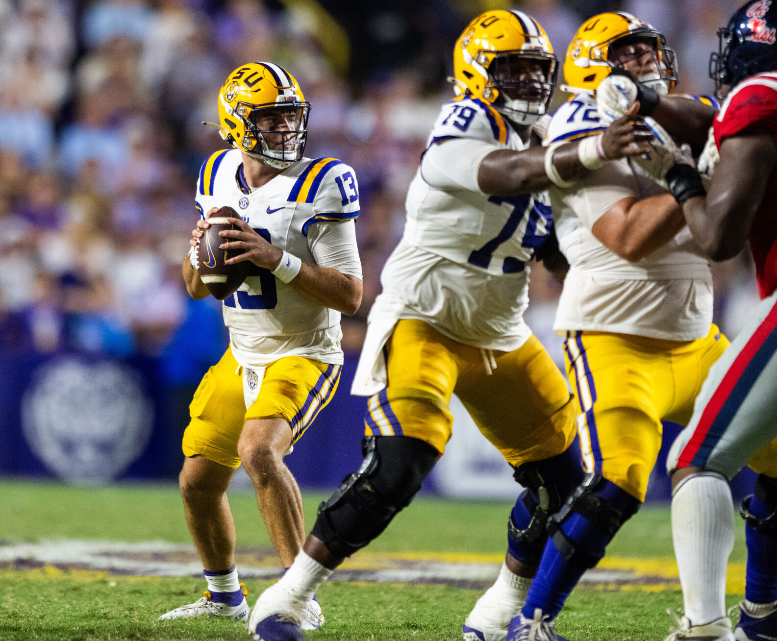 Brian Kelly Discusses LSU QB Garrett Nussmeier's Best Throw | LSU ...