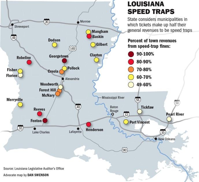 For many Louisiana small towns, decreasing speeding tickets could mean big hit to bottom line ...