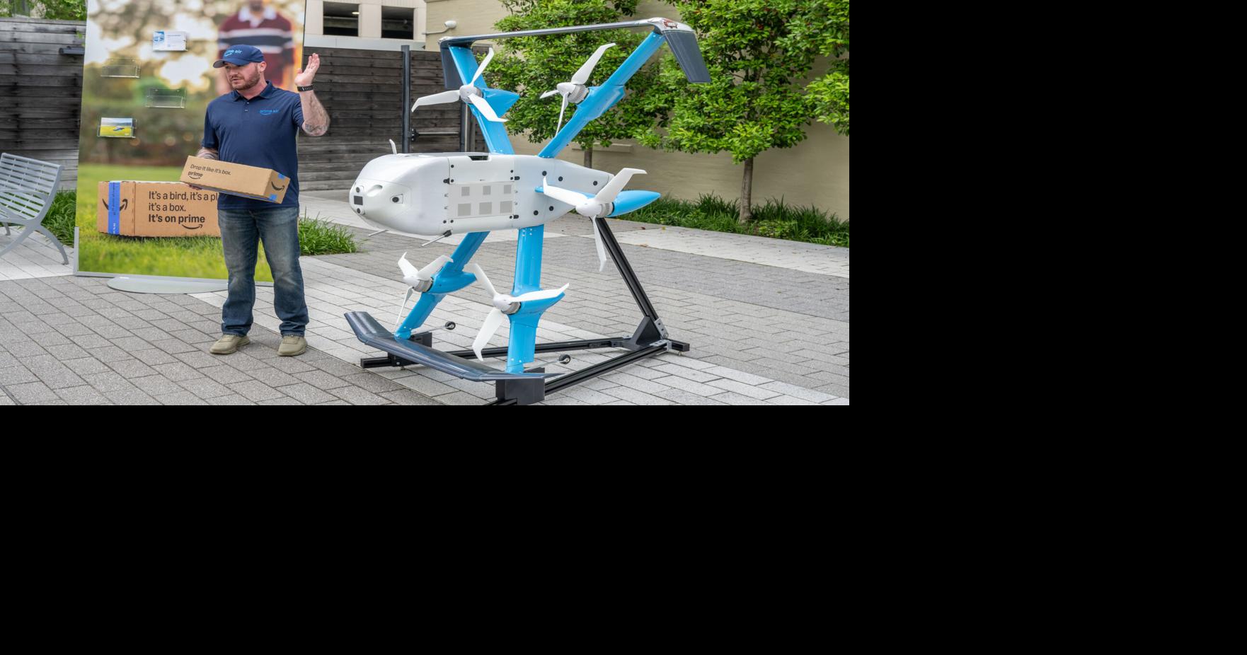 Here's a first look at Amazon's drone delivery service, set to come to Baton Rouge in the summer