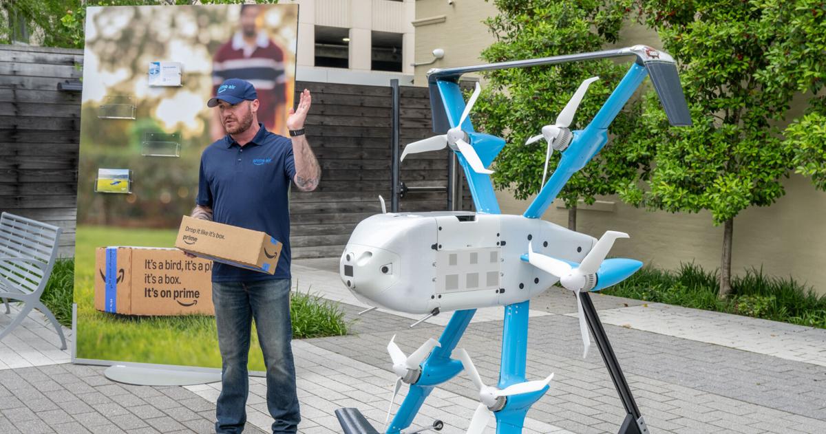 Here's a first look at Amazon's drone delivery service, set to come to Baton Rouge in the summer - The Advocate