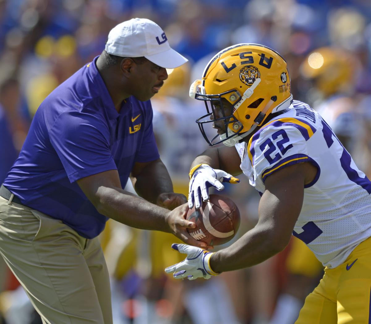 In Exclusive Q A Lsu S Tommie Robinson Talks Running Backs A