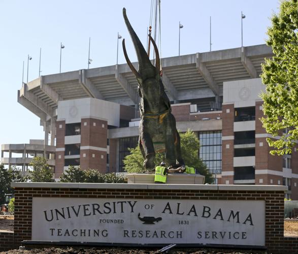 Tuska has landed. Meet Alabama's new, 19foot elephant statue outside