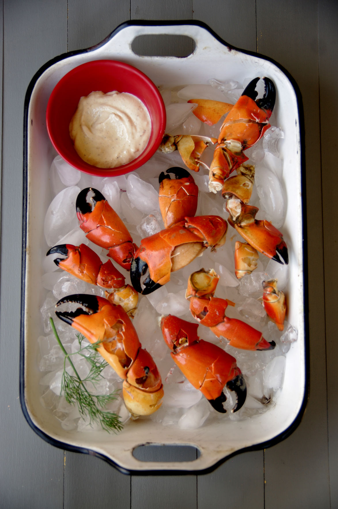 I Eat La. Recipes for Stone Crab Claws with Mustard Sauce and Crab