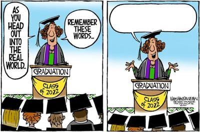 It's Graduation time! What WINNING advice would YOU give these students in  Walt Handelsman's newest Cartoon Caption Contest?! | Opinion |  