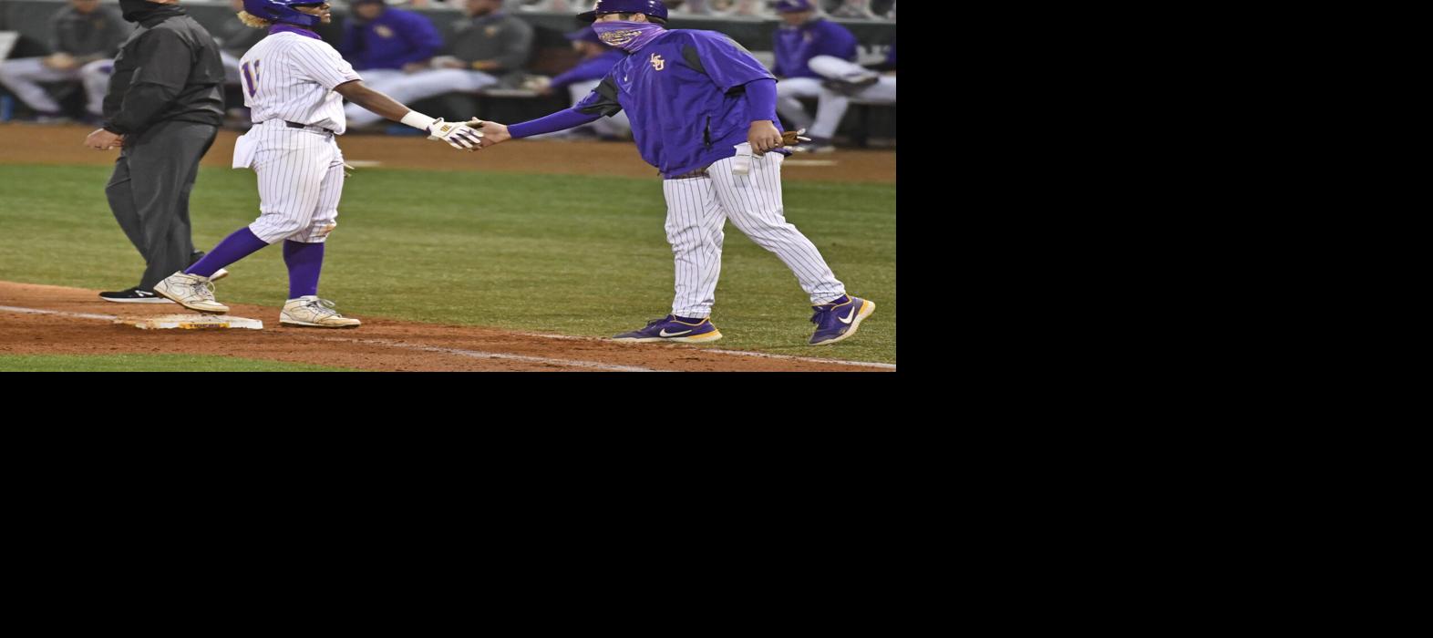 LSU senior outfielder Gavin Dugas bestowed with esteemed No. 8 jersey