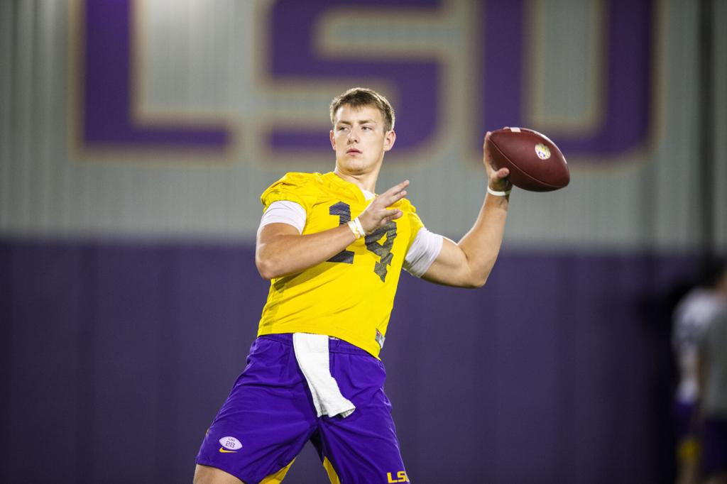 Meet Max Johnson: LSU freshman quarterback with strong football