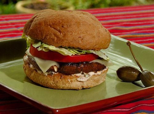 Meatless Monday: Grilled Portobello Mushroom Sandwich With Red Pepper Mayonnaise   theadvocate.com