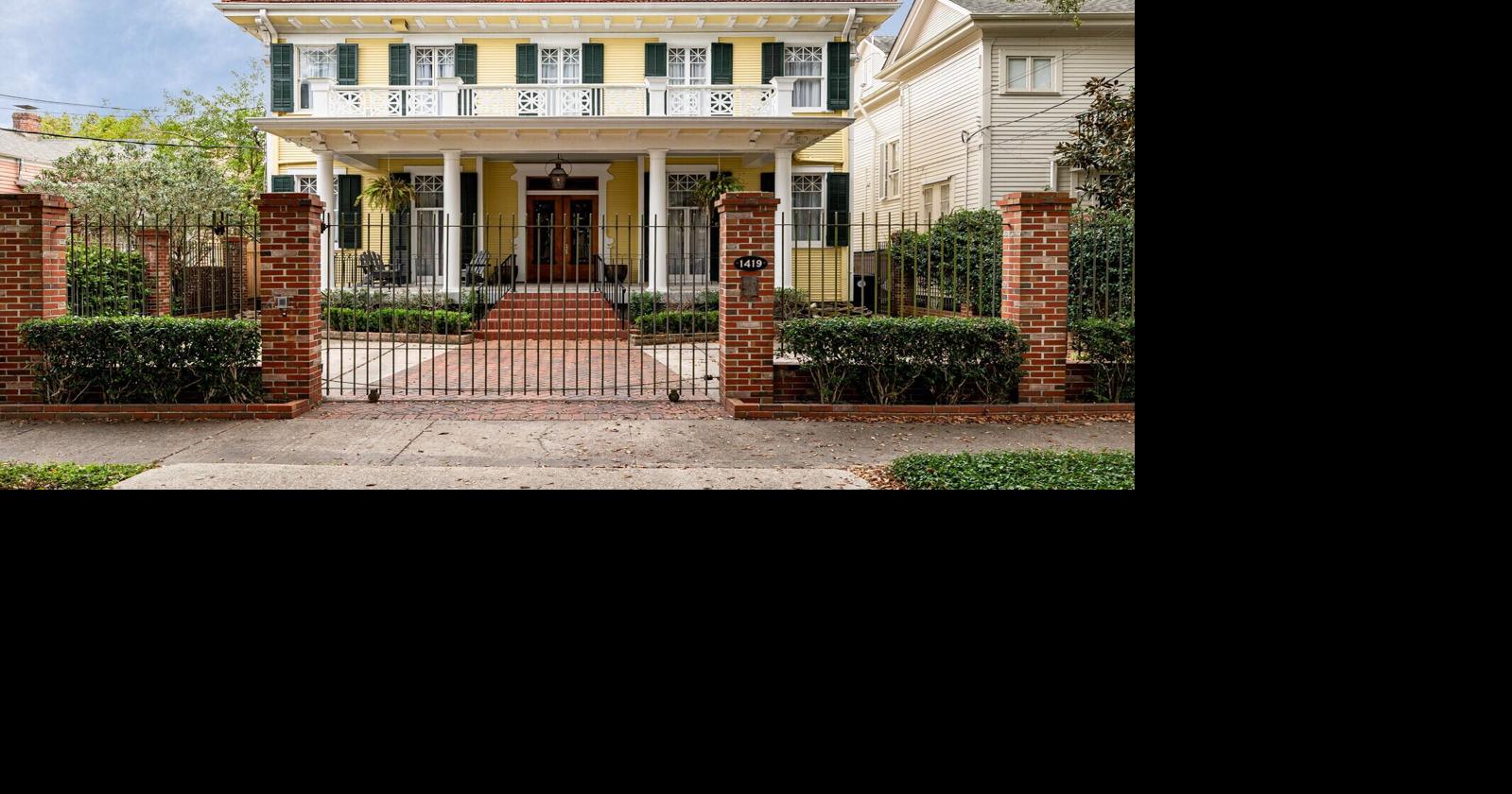 This $2 million Nashville Avenue home features a pool and parking in Uptown New Orleans