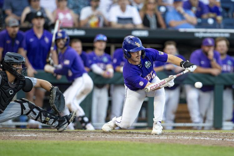 Who will LSU baseball play in the 2023 College World Series?