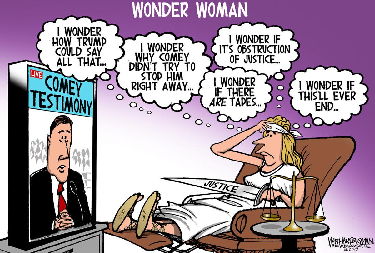 Walt Handelsman Wonder Woman Opinion 9041