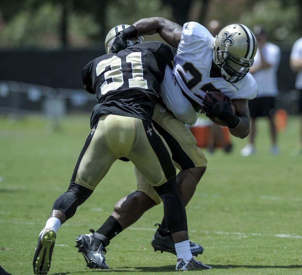 Video: Jairus Byrd is thankful to be having contact at Saints' practice Tuesday _lowres