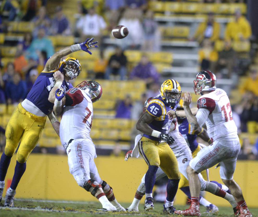 Photos: Rain, puddles and another big win in Tiger Stadium as LSU hosts Western Kentucky _lowres