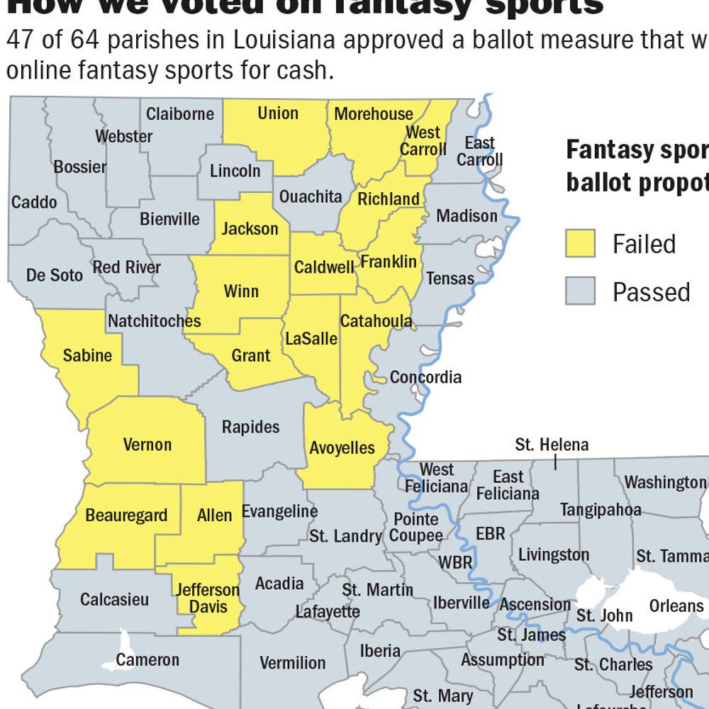 New Orleans Saints - 64 Parishes