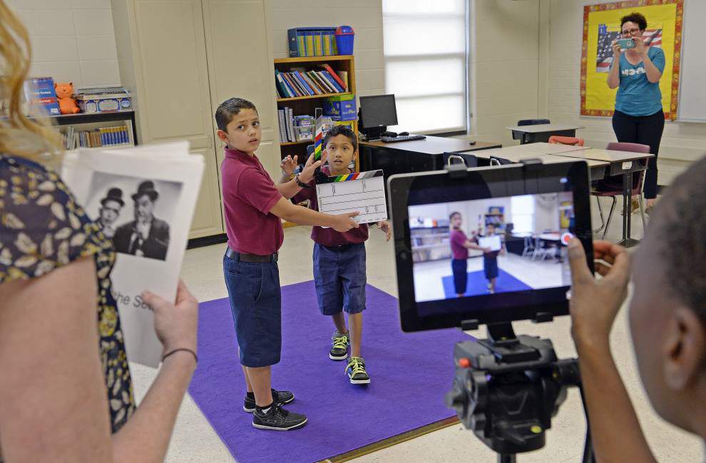 Baton Rouge children get into film making at summer school, send video
