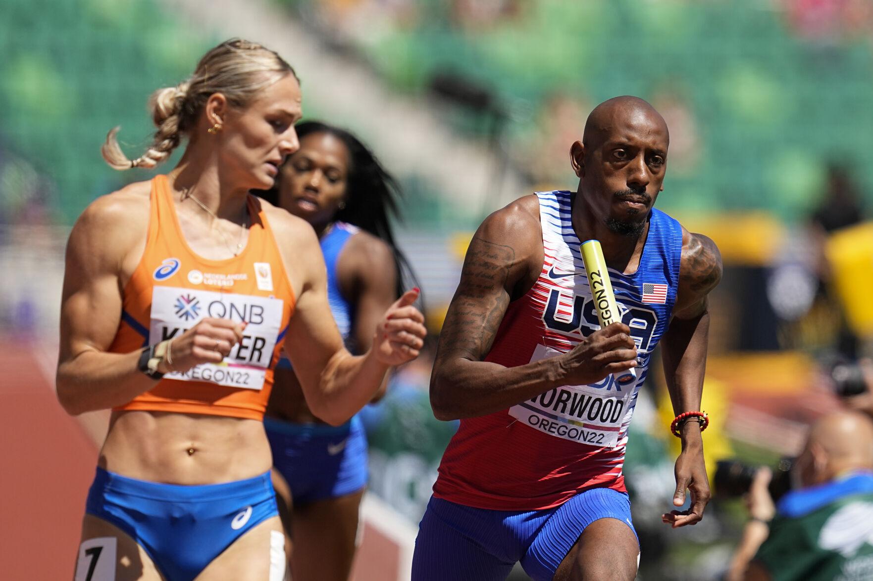Former LSU star Vernon Norwood wins bronze in relay on first day of