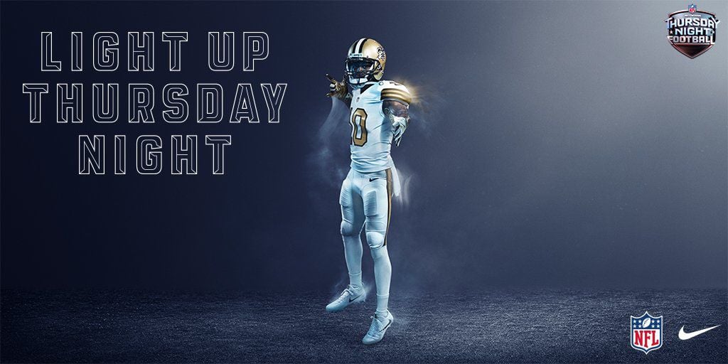 New Orleans Saints unveil all-white uniforms for NFL's Color Rush, Saints