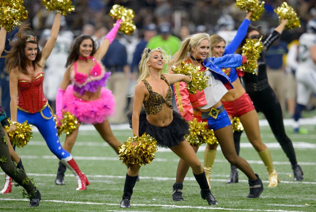 A New Orleans Saints cheerleader's sex discrimination complaint