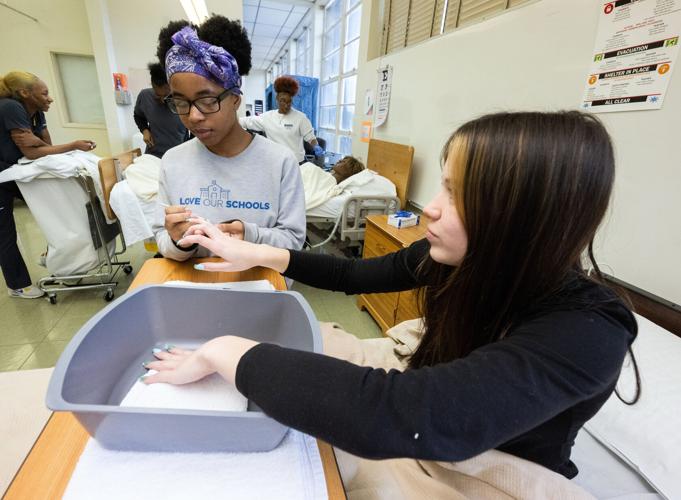 What programs are offered at the Lafayette Career Center? Education